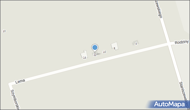 Suwałki, Lema Stanisława, 12, mapa Suwałk