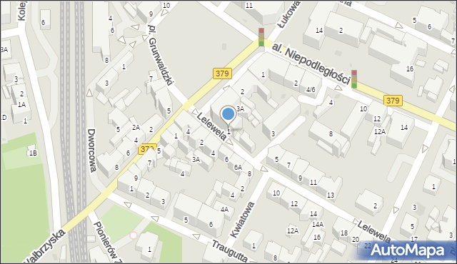 Świdnica, Lelewela Joachima, 1, mapa Świdnicy