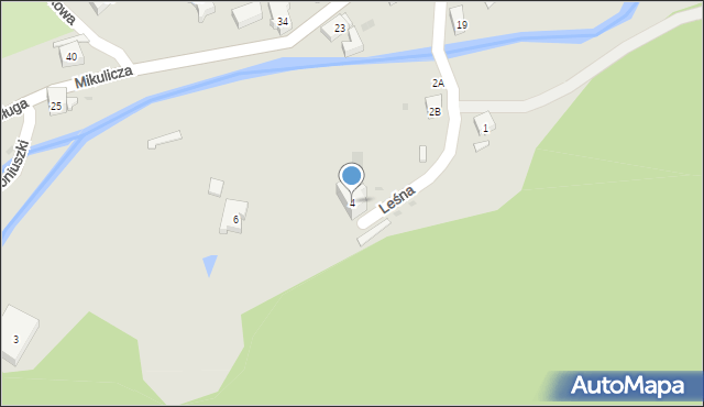 Świebodzice, Leśna, 4, mapa Świebodzice