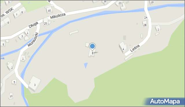 Świebodzice, Leśna, 6, mapa Świebodzice