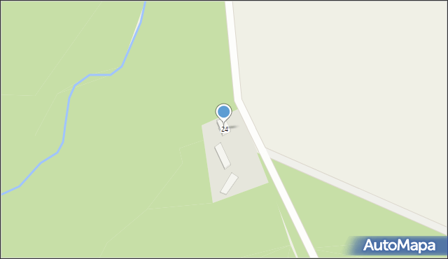 Świeca, Leśna, 24, mapa Świeca