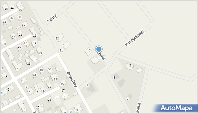 Święciechowa, Lema Stanisława, 1, mapa Święciechowa