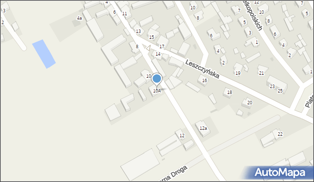Święciechowa, Leszczyńska, 10A, mapa Święciechowa