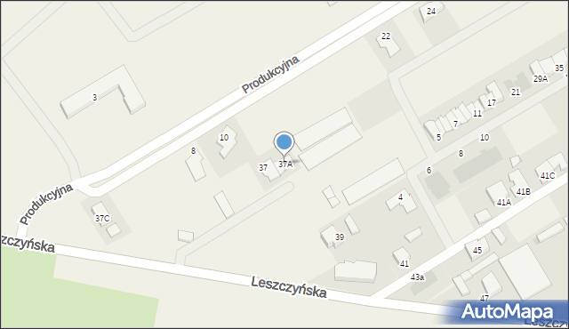 Święciechowa, Leszczyńska, 37A, mapa Święciechowa