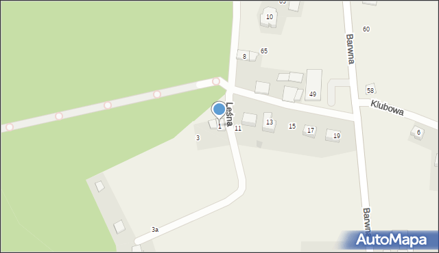 Świerczyniec, Leśna, 1, mapa Świerczyniec