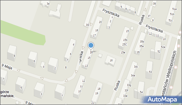 Szczecin, Legnicka, 16, mapa Szczecina