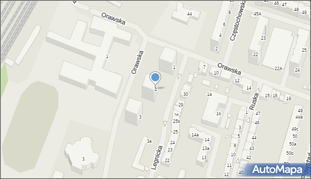 Szczecin, Legnicka, 2, mapa Szczecina