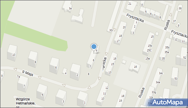 Szczecin, Legnicka, 5, mapa Szczecina