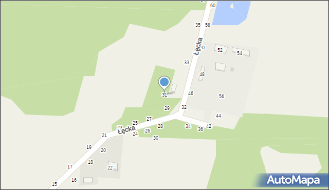 Szczepanów, Łęcka, 31, mapa Szczepanów