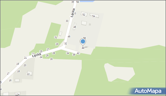 Szczepanów, Łęcka, 44, mapa Szczepanów