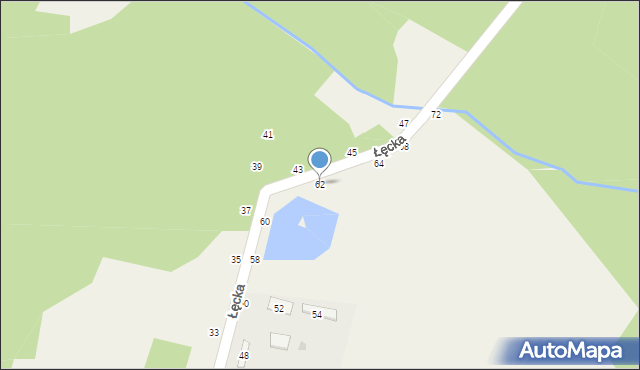 Szczepanów, Łęcka, 62, mapa Szczepanów