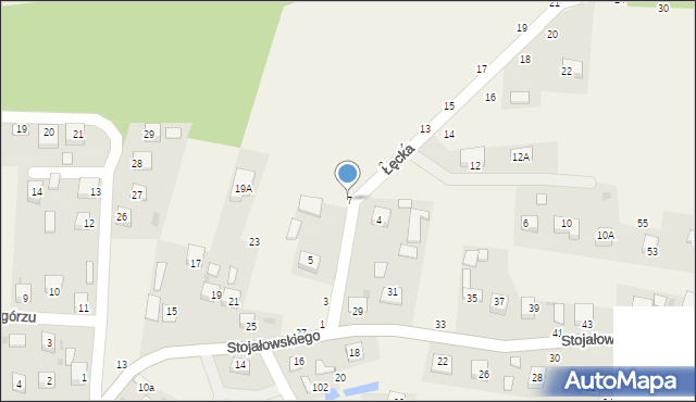 Szczepanów, Łęcka, 7, mapa Szczepanów