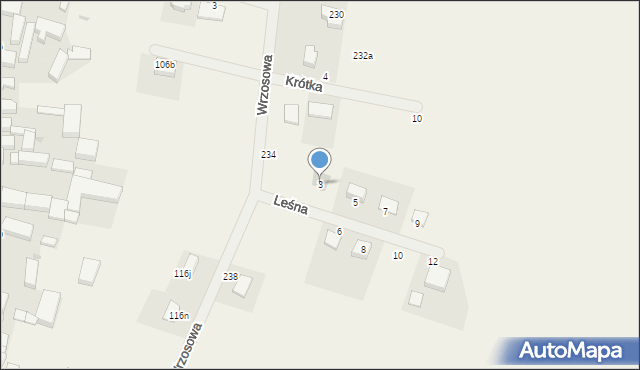 Szczytkowice, Leśna, 3, mapa Szczytkowice