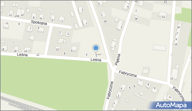 Szymiszów, Leśna, 2, mapa Szymiszów