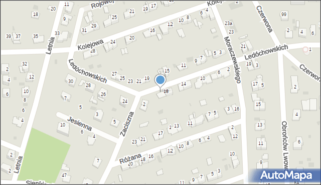 Tarnów, Ledóchowskich, 20, mapa Tarnów