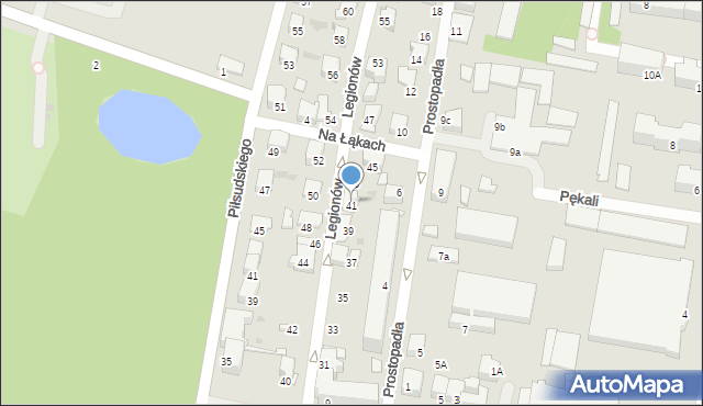 Tarnów, Legionów, 41, mapa Tarnów