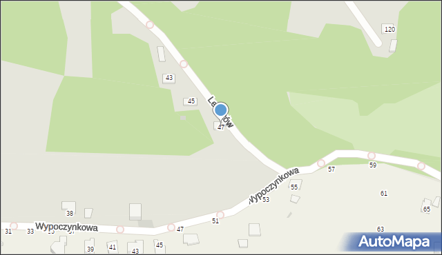 Tarnów, Leliwitów, 47, mapa Tarnów