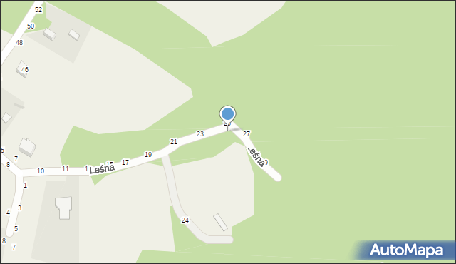 Tarnowiec, Leśna, 28, mapa Tarnowiec