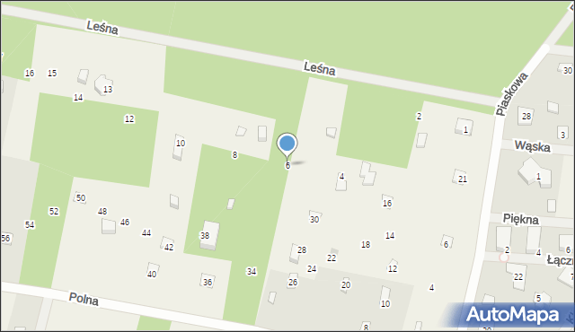 Tartak Brzózki, Leśna, 6, mapa Tartak Brzózki