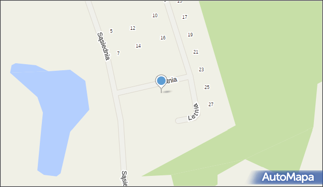 Tomaszkowo, Letnia, 26, mapa Tomaszkowo