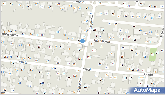 Tomaszów Mazowiecki, Legionów, 142, mapa Tomaszów Mazowiecki
