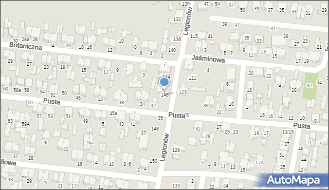 Tomaszów Mazowiecki, Legionów, 146, mapa Tomaszów Mazowiecki