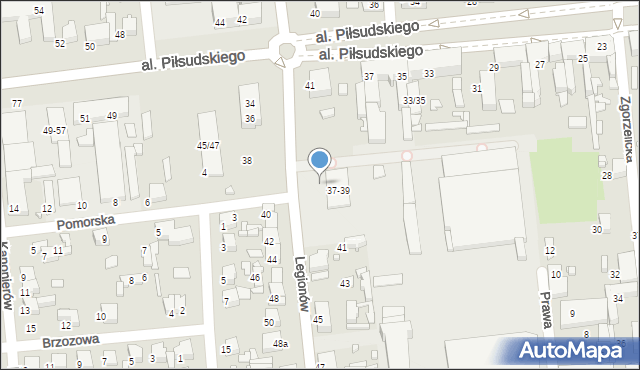 Tomaszów Mazowiecki, Legionów, 39, mapa Tomaszów Mazowiecki