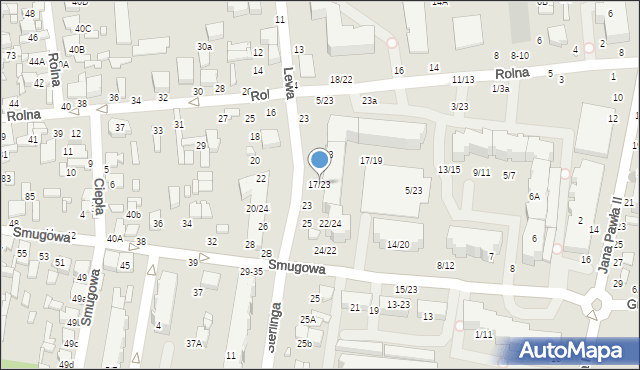 Tomaszów Mazowiecki, Lewa, 17/23, mapa Tomaszów Mazowiecki