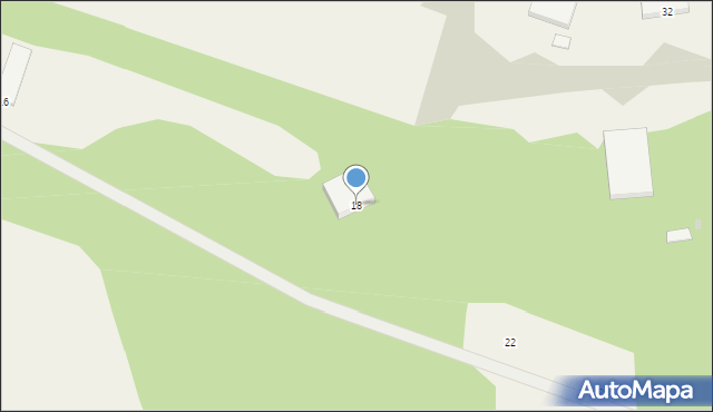 Tomaszowo, Leśna, 18, mapa Tomaszowo