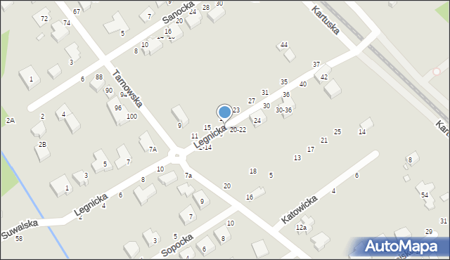 Toruń, Legnicka, 18, mapa Torunia