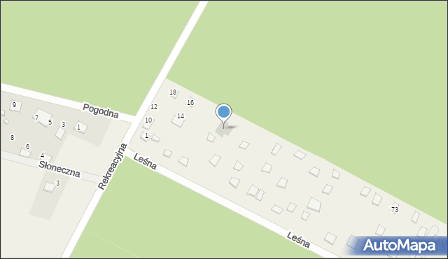 Tryszczyn, Leśna, 19, mapa Tryszczyn