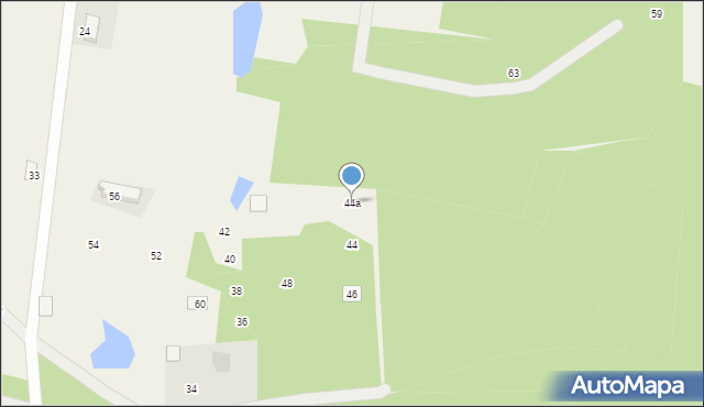 Trzcianka, Leśna, 44a, mapa Trzcianka