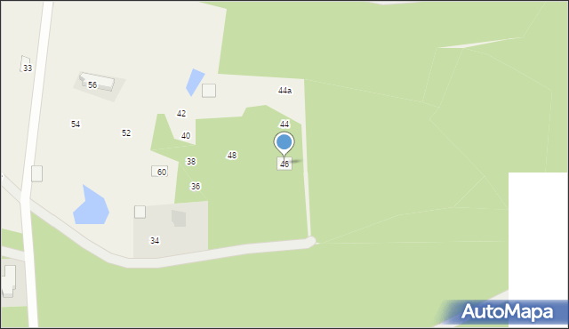 Trzcianka, Leśna, 46, mapa Trzcianka