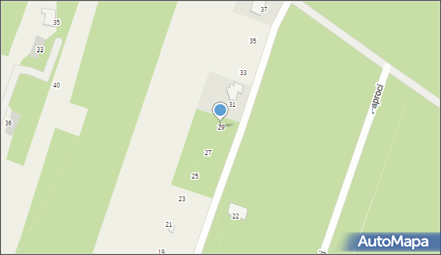 Trzciany, Leśna, 29, mapa Trzciany