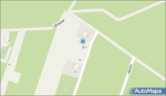 Trzciany, Leśna, 35, mapa Trzciany