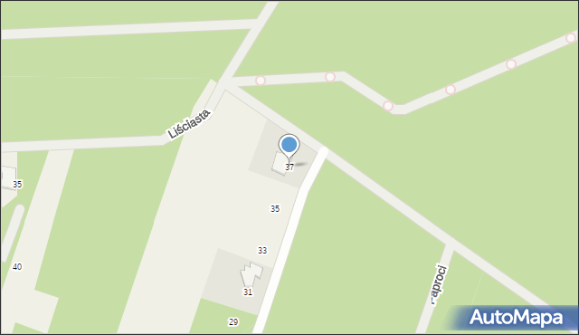 Trzciany, Leśna, 37, mapa Trzciany