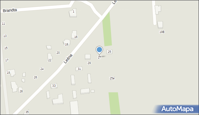 Turek, Leśna, 27, mapa Turka