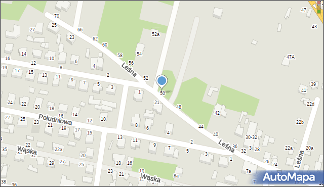 Tuszyn, Leśna, 50, mapa Tuszyn