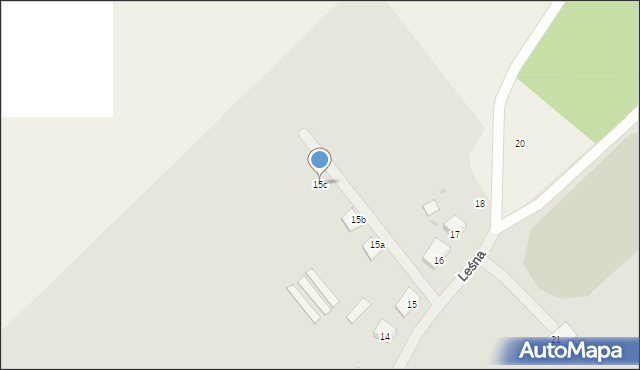 Tychowo, Leśna, 15c, mapa Tychowo