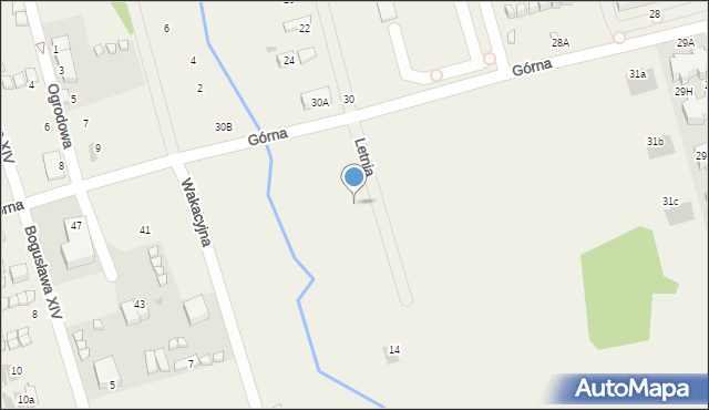 Ustronie Morskie, Letnia, 4, mapa Ustronie Morskie