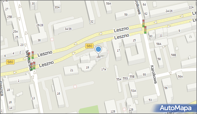 Warszawa, Leszno, 19c, mapa Warszawy