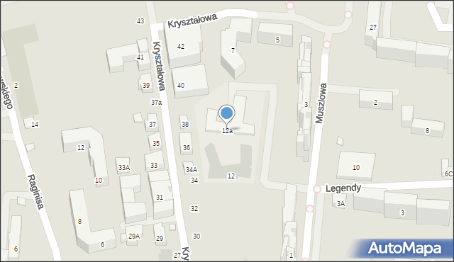 Warszawa, Legendy, 12a, mapa Warszawy