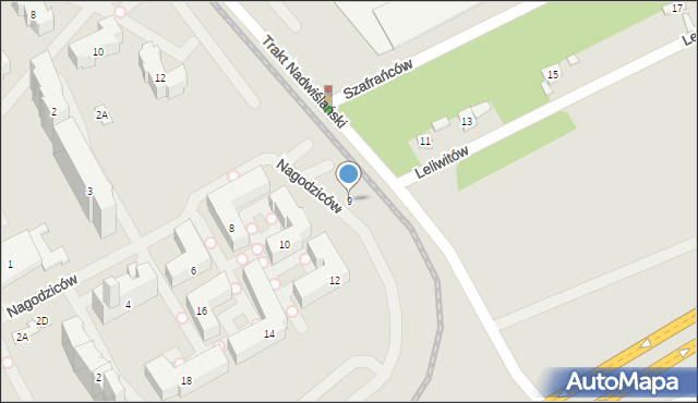 Warszawa, Leliwitów, 9, mapa Warszawy