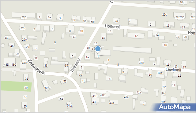 Warszawa, Lewkonii, 1, mapa Warszawy