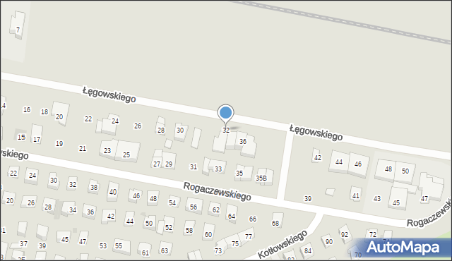 Wejherowo, Łęgowskiego Józefa, 32, mapa Wejherowo