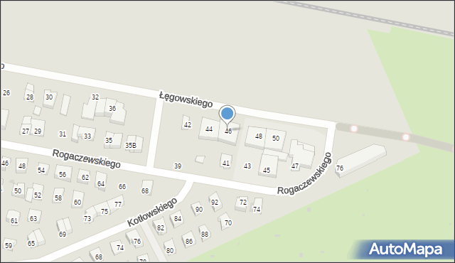 Wejherowo, Łęgowskiego Józefa, 46, mapa Wejherowo