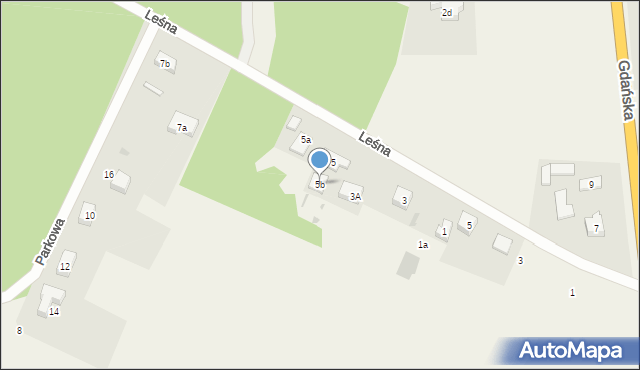 Wielgłowy, Leśna, 5b, mapa Wielgłowy