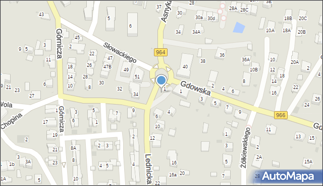 Wieliczka, Lednicka, 3, mapa Wieliczka