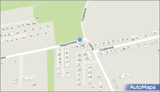 Wieliczka, Leśna, 17C, mapa Wieliczka