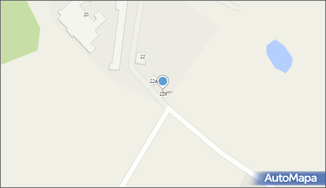 Wieniotowo, Leśna, 22b, mapa Wieniotowo